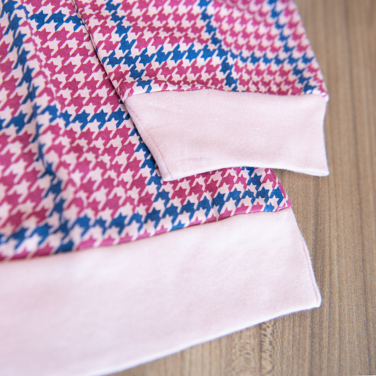 Pigiama donna caldo cotone Biancaluna D3009 pied de poule