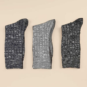 Calze caldo cotone corte meritex 309 T uomo invernali 3 paia