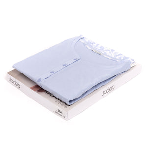Pigiama donna estivo cotone Jadea 3126 ortensia