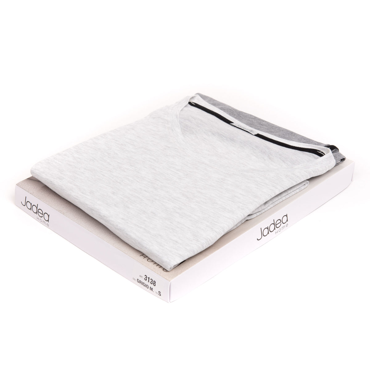 Pigiama donna estivo Jadea 3138 cotone modal grigio melange