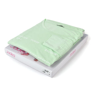 Pigiama donna Jadea 3147 100% cotone lime