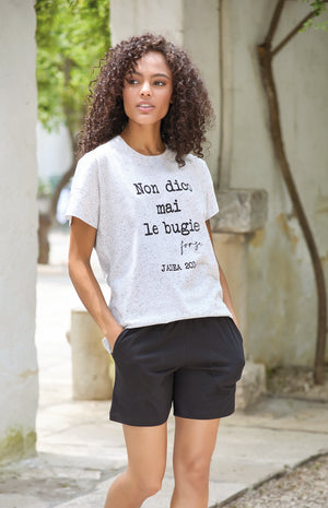 Pigiama Jadea t-shirt + pantaloncino 3168 grigio