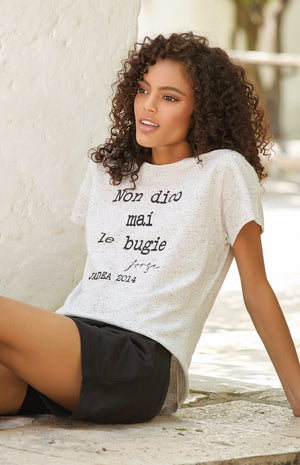 Pigiama Jadea t-shirt + pantaloncino 3168 grigio