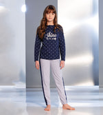 Pigiama bimba Love And Bra 31981 lungo caldo cotone