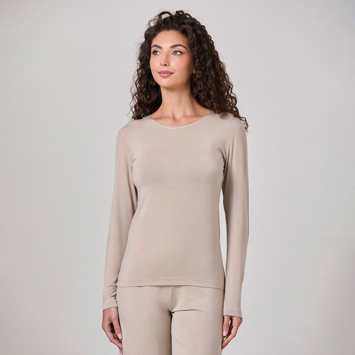 Maglia donna manica lunga micromodal elasticizzato Jadea 3311