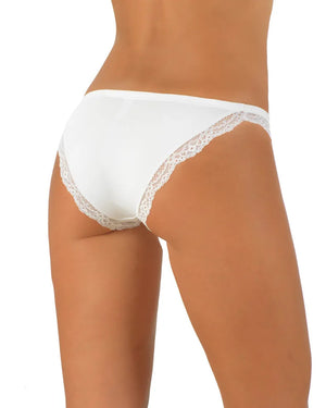 Slip donna tanga Risveglia i sensi 342 cotone modal e pizzo 6 pz