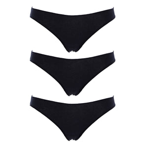 Slip Mini Cotonella 3487 vita bassa in cotone 3 pz