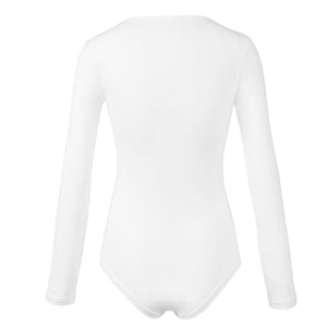 Body Cotonella 3506 donna maniche lunghe in caldo cotone elasticizzato