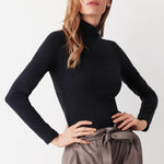 Maglia donna lupetto cotonella 3511 in caldo cotone elasticizzato