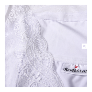 Sexy sottoveste + perizoma Obsessive miamor chemise e thong bianco sposa