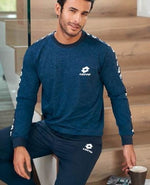 Pigiama uomo tuta Lotto lp4049 jeans in cotone