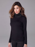 Maglia dolcevita Jadea 4081 moda collo laminata