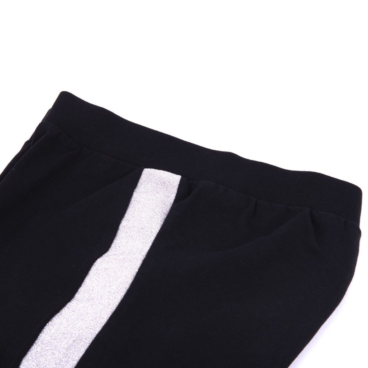 Leggings Jadea 4175 banda laminata lurex cotone elasticizzato