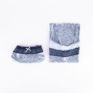 Coordinato Jadea 4223 canotta + slip in cotone e pizzo cielo