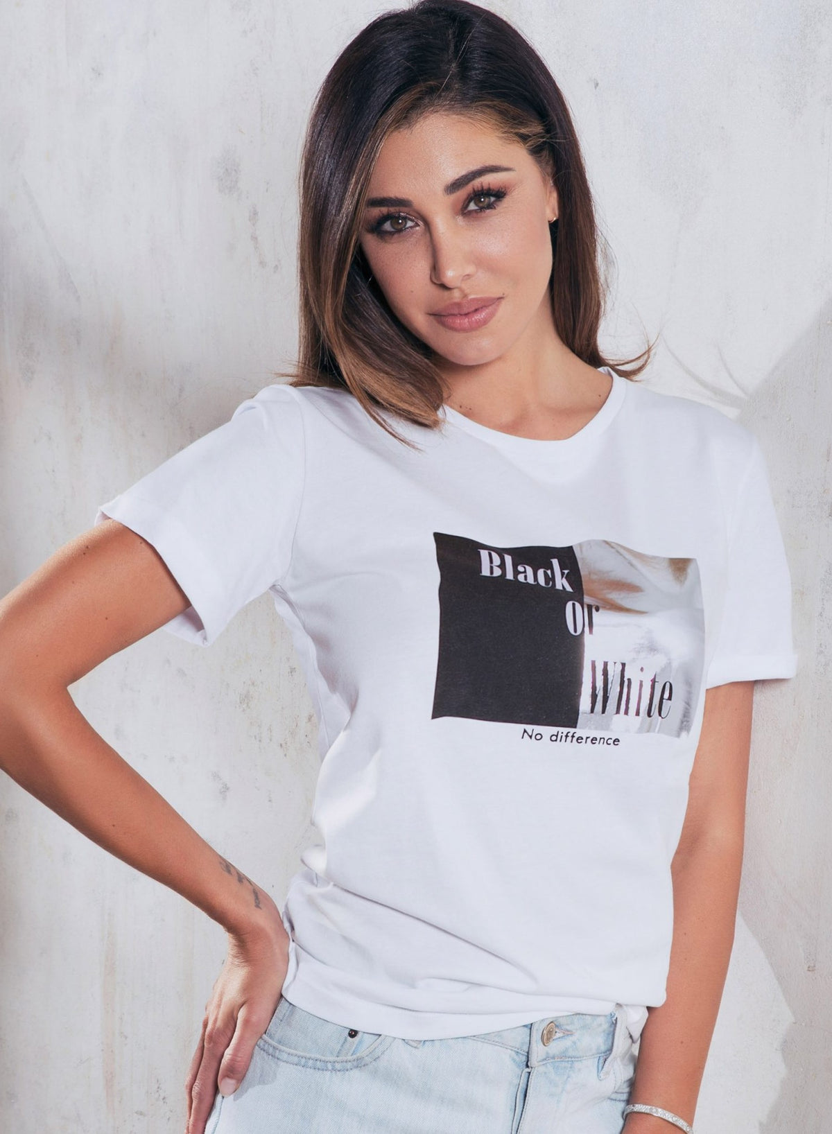 Maglia t-shirt donna Jadea 4225 Girocollo mezza manica cotone 