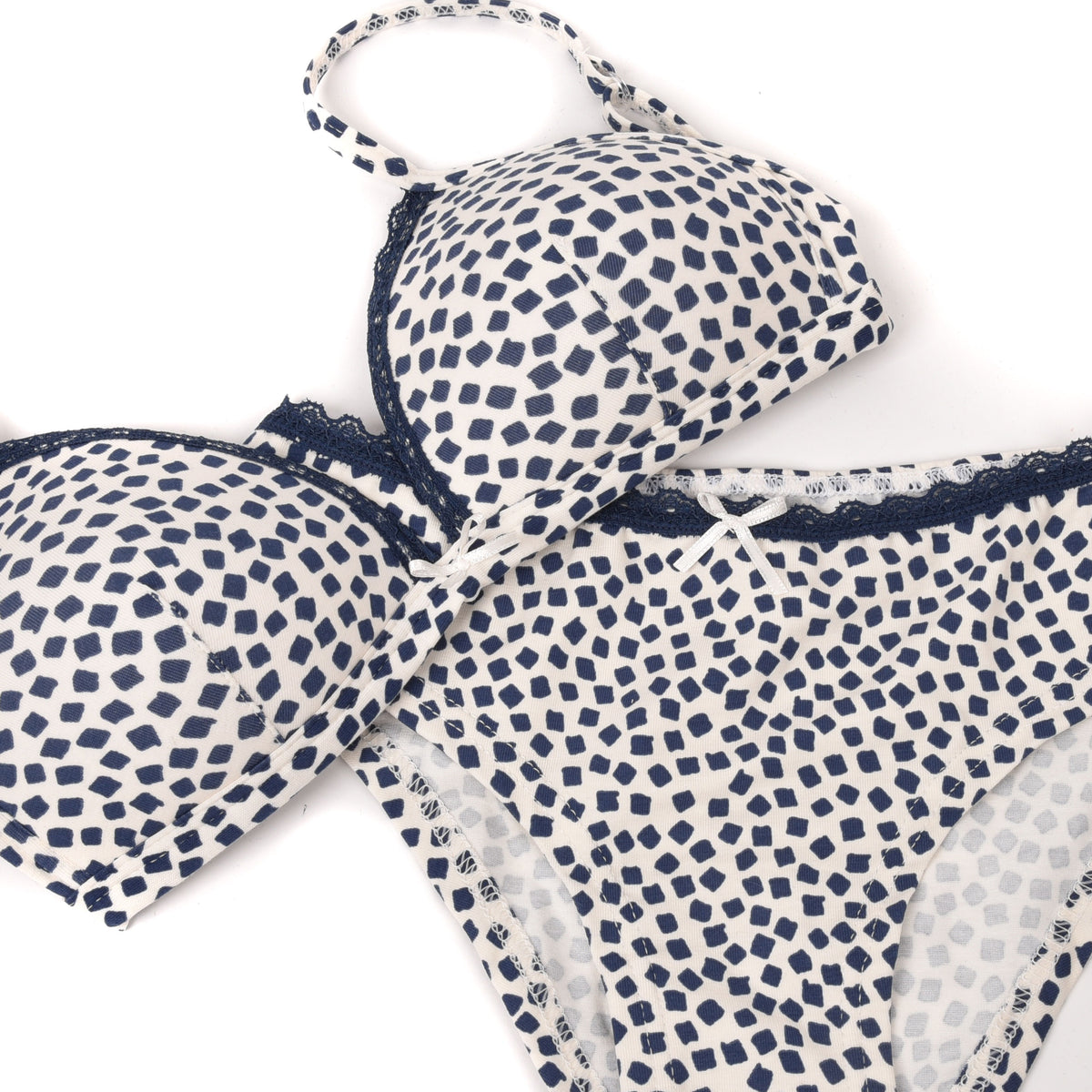 Coordinato Jadea 4334 triangolo + slip cotone seta