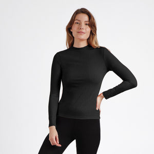 Maglia a lupetto donna sottogiacca a coste Admas 43508