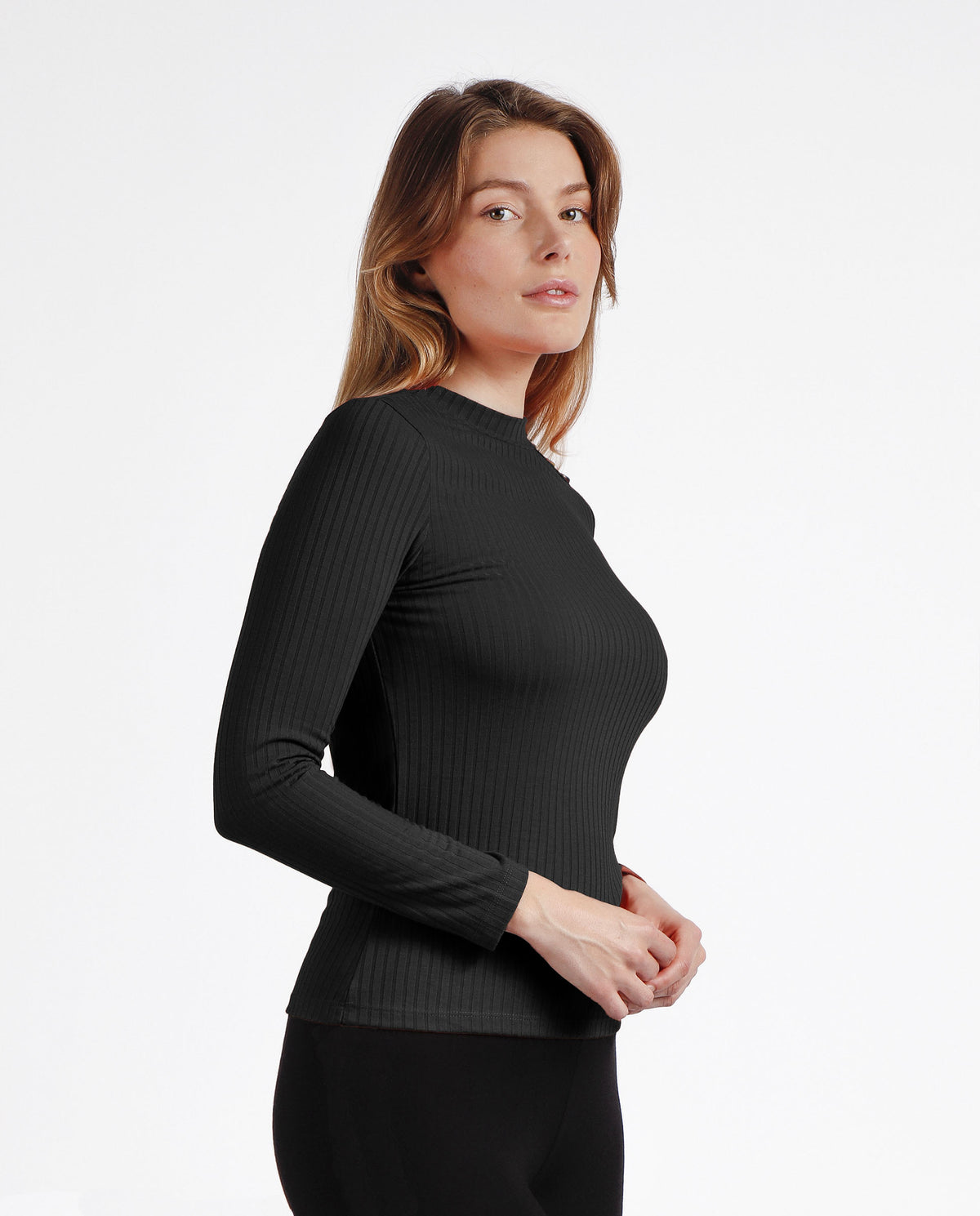 Maglia a lupetto donna sottogiacca a coste Admas 43508