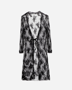 Vestaglia di pizzo trasparente kimono sexy Admas 43546