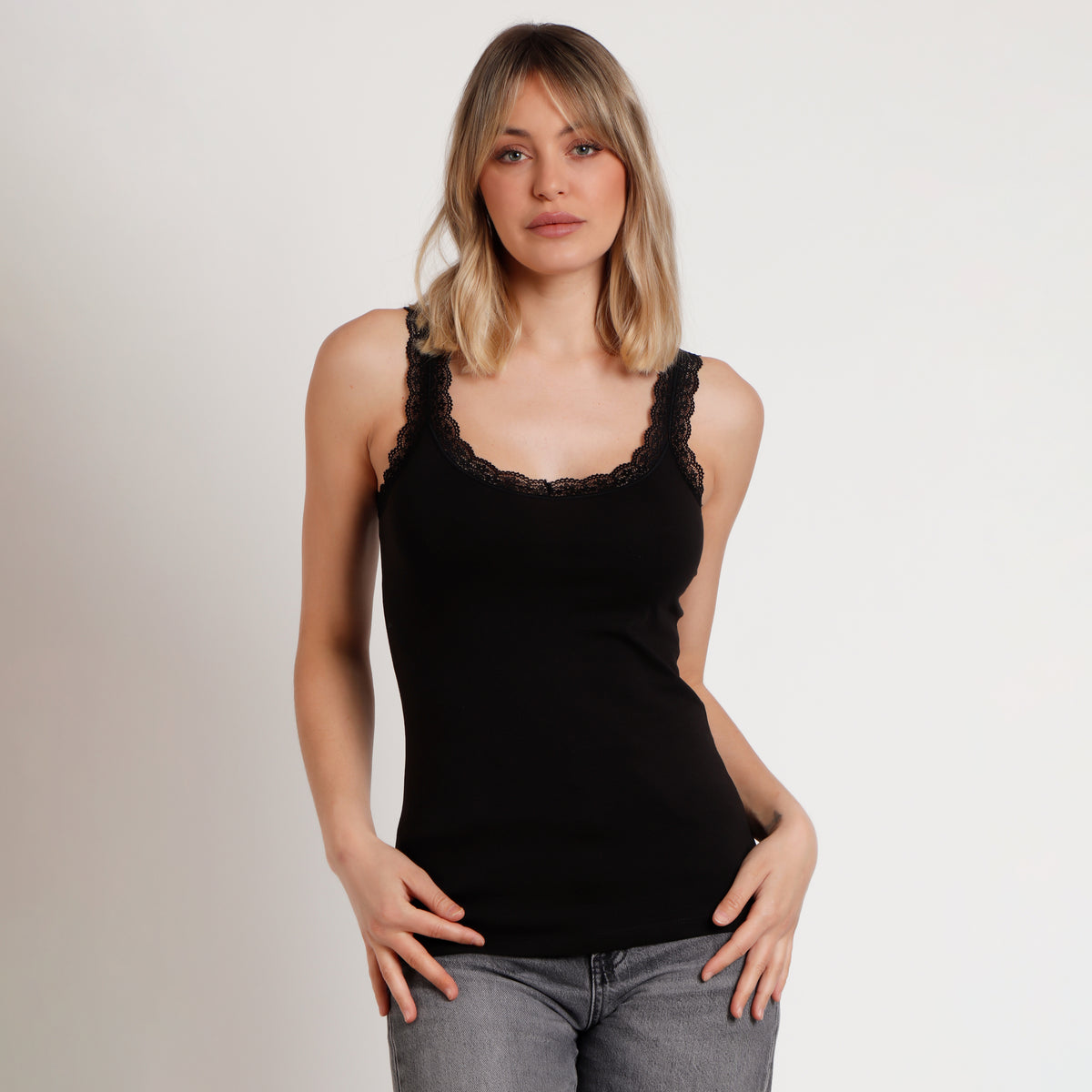 Canotta donna Spalla Larga cotone Admas 43566