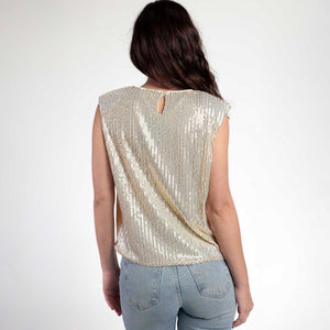 Maglia con paillettes piccole Admas 43632