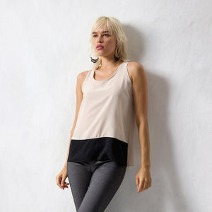 Canotta Spalla Larga Donna sottogiacca bicolore Jadea 4763
