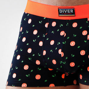 Boxer agrumi fluo in cotone Admas 48381 2 pezzi