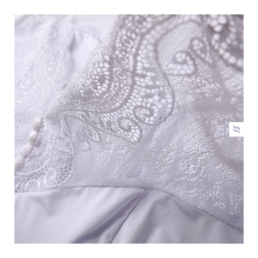 Sexy sottoveste + perizoma Obsessive miamor chemise e thong bianco sposa