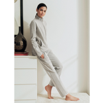 Tuta donna Jadea 5144 aperta caldo cotone grigio