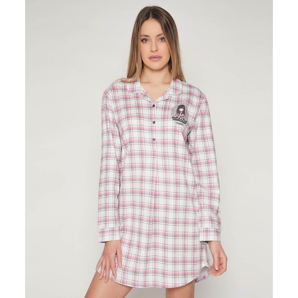 Camicia da notte donna Santoro Gorjuss 51507 caldo cotone