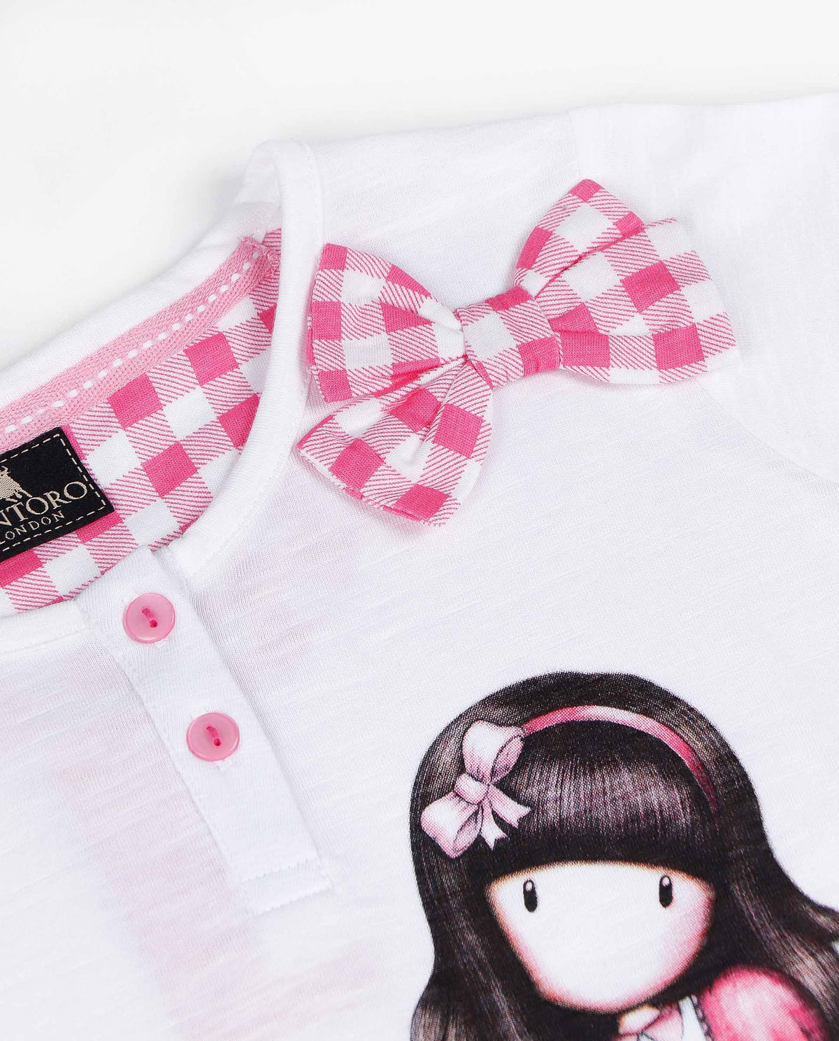 Camicia da notte bambina estivo Santoro Gorjuss 51537 rosa