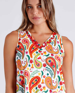 Camicia da notte vestitino donna estivo Admas 51541 fantasia