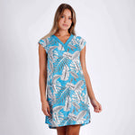 Abitino donna estivo Admas 51587 azul cotone