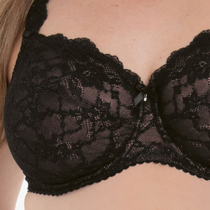 Reggiseno con ferretto in pizzo Rosa Faia 5289 Bobette