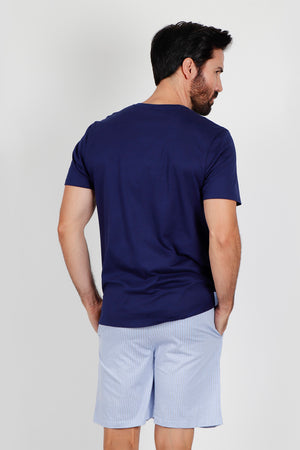 Pigiama uomo Admas 54036 corto cotone