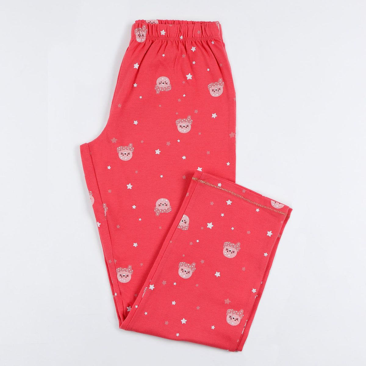 Pigiama bimba caldo cotone foca crema corallo Admas 55214