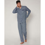 Pigiama uomo Admas 55314 aperto punto milano blu