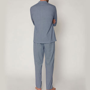 Pigiama uomo Admas 55314 aperto punto milano blu