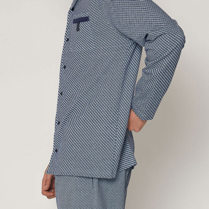 Pigiama uomo Admas 55314 aperto punto milano blu