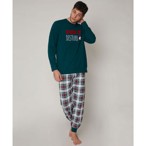 Pigiama uomo Admas 55333 lungo verde