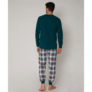Pigiama uomo Admas 55333 lungo verde