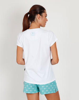 Pigiama donna corto Santoro Gorjuss 55510 bianco