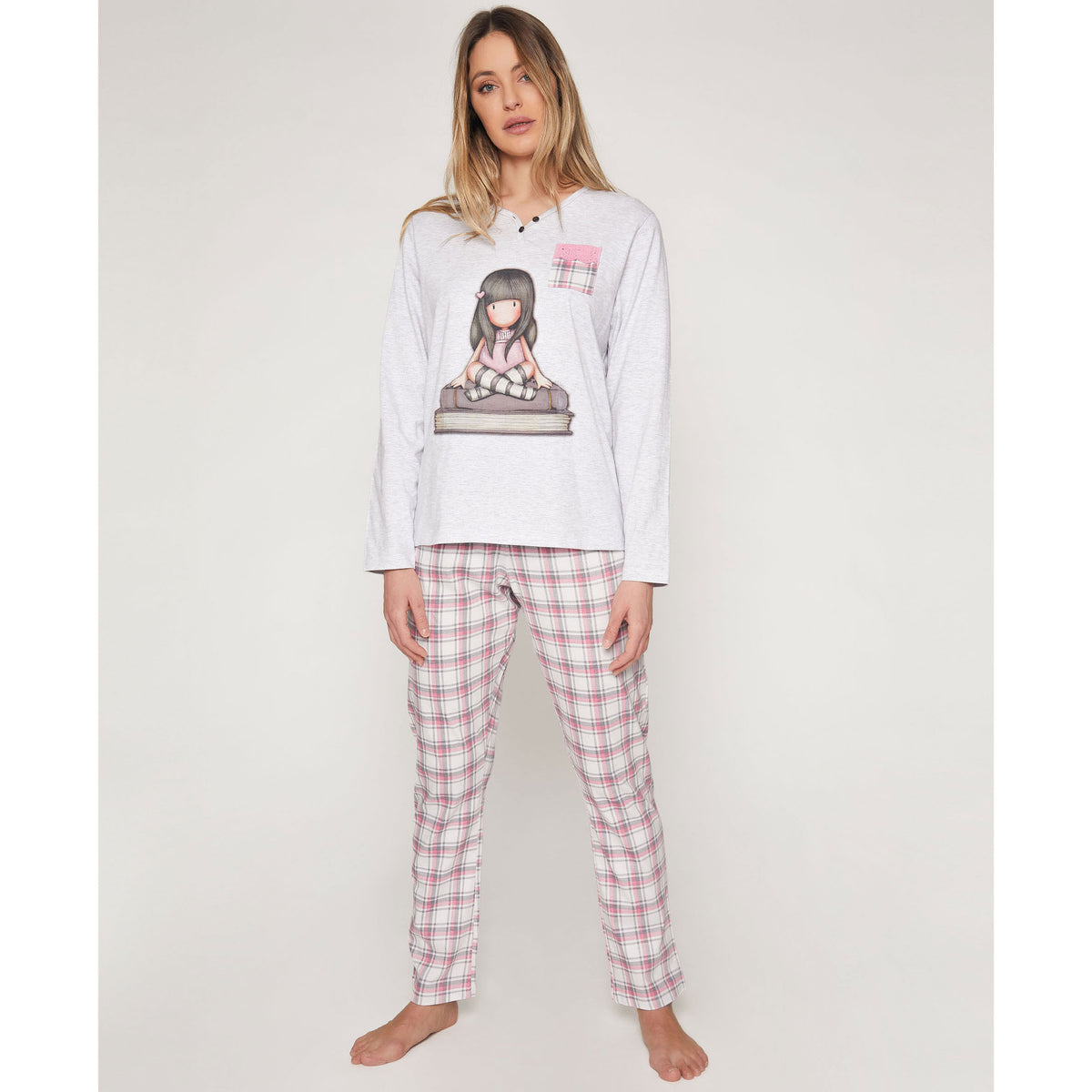 Pigiama donna caldo cotone Santoro Gorjuss 55527