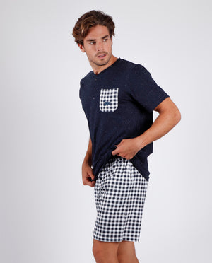 Pigiama uomo estivo Admas 55564 cotone navy