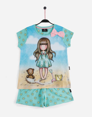Pigiama bambina Santoro Gorjuss 55578 corto