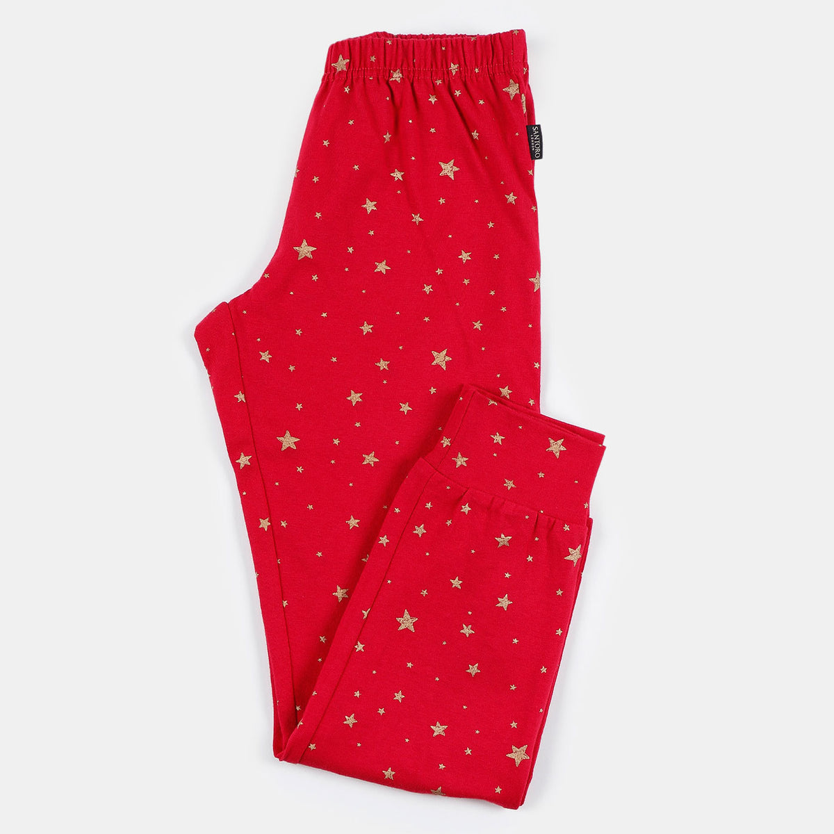 Pigiama bambina Santoro Gorjuss 55592 caldo cotone con stelline