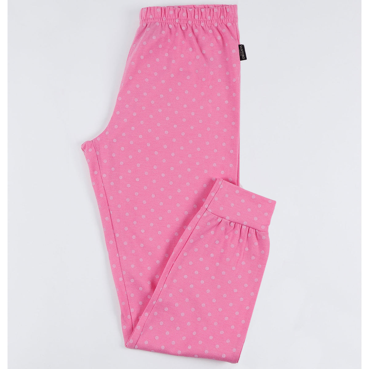 Pigiama Bambina Santoro Gorjuss 55594 caldo cotone pois rosa