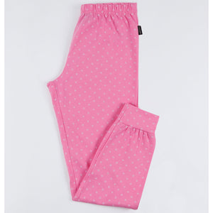 Pigiama Bambina Santoro Gorjuss 55594 caldo cotone pois rosa