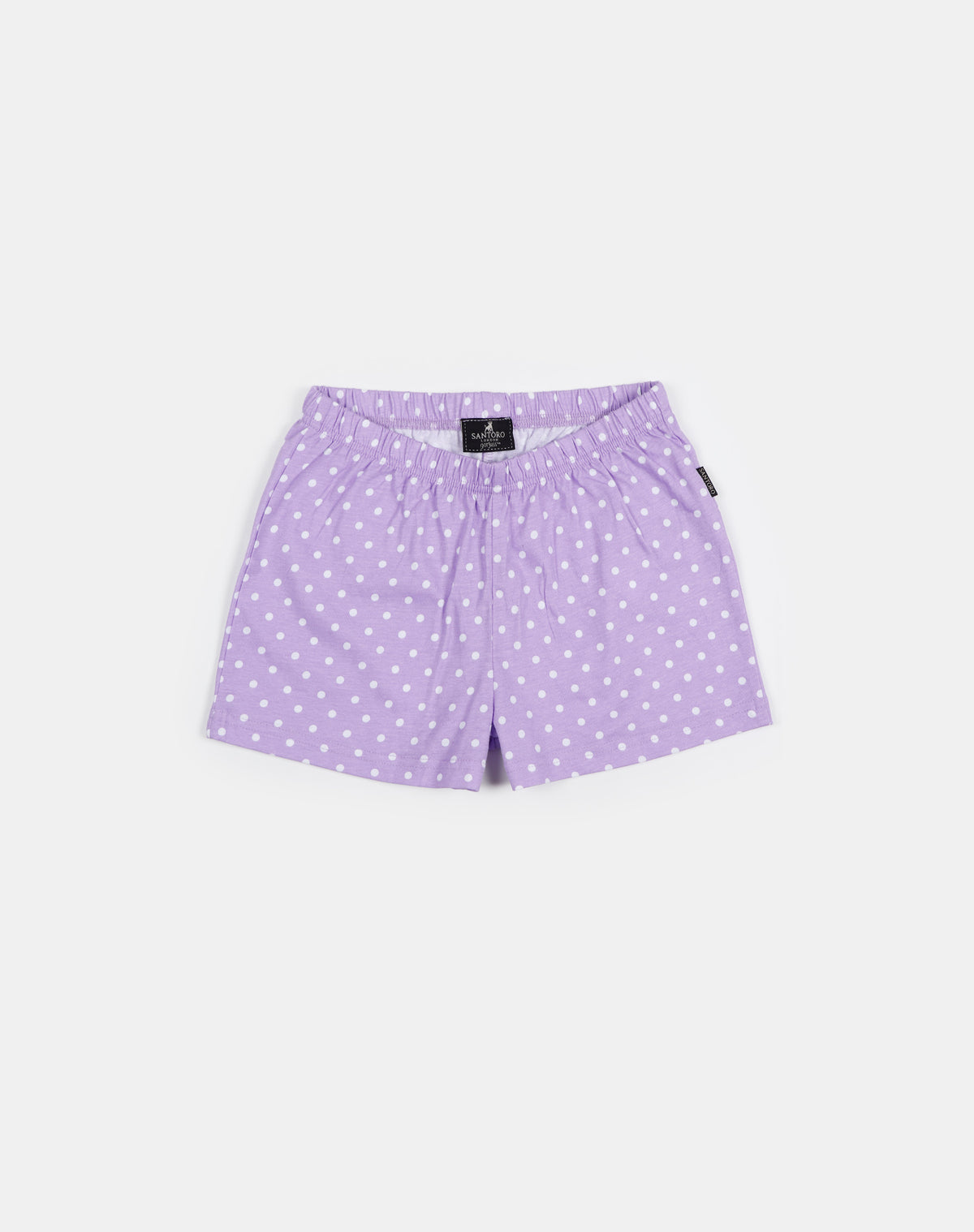 Pigiama bambina corto Santoro Gorjuss 55622 viola pois