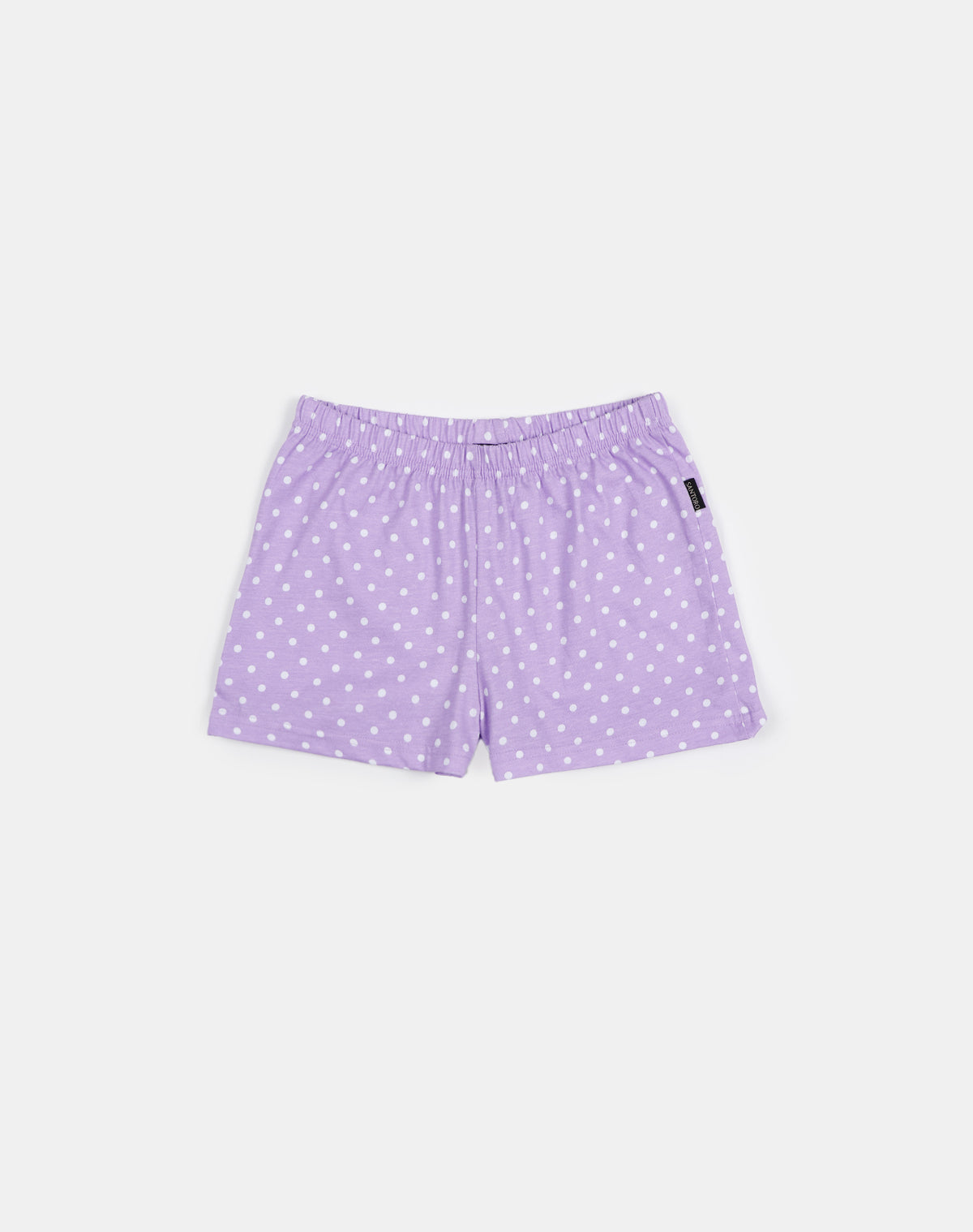 Pigiama bambina corto Santoro Gorjuss 55623 cotone lilla pois